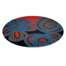 mexikanisches amerikanisches Blumenmuster Schneidebrett