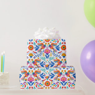mexikanisches Baumuster-Bird-Floral Wrapping Paper Geschenkpapier