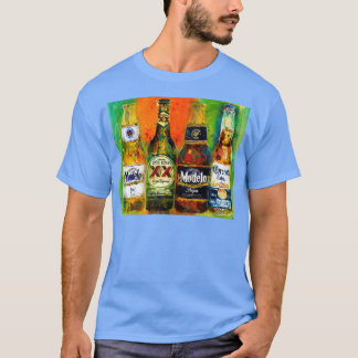 Mexikanisches Bier Bright Colors Bar Deko T-Shirt