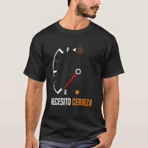 Mexikanisches Bier Necesito cerveza cool & Redewen T-Shirt