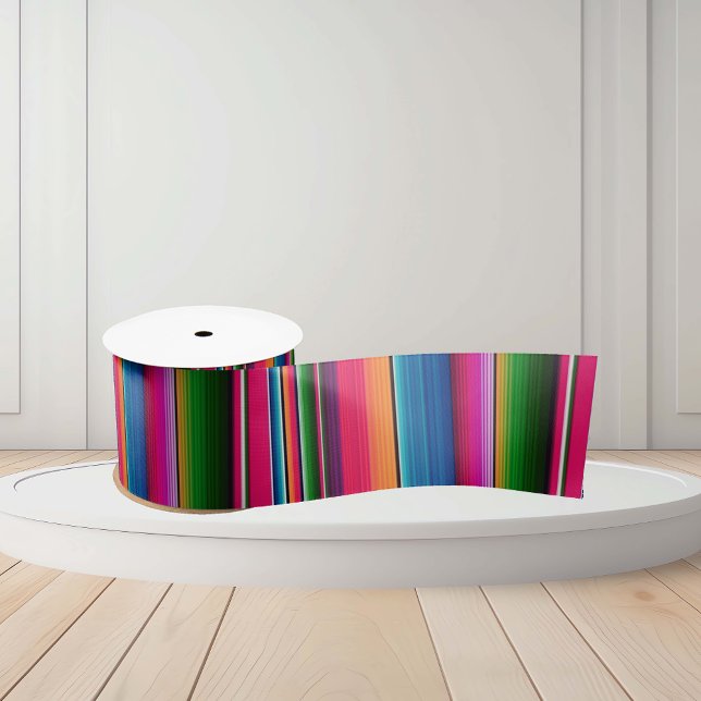 Mexikanisches Blanket Fiesta Streifen serape Tradi Satinband (Von Creator hochgeladen)