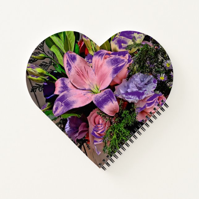mexikanisches Bouquet Notizbuch (Rückseite)