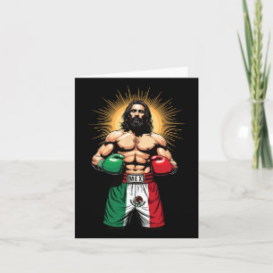 Mexikanisches Boxen Jesus Christ Mex Boxing Shorts Karte