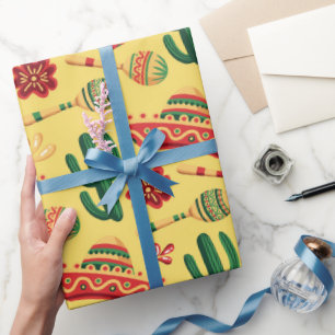 Mexikanisches Cinco-De-Mayo-Muster Geschenkpapier