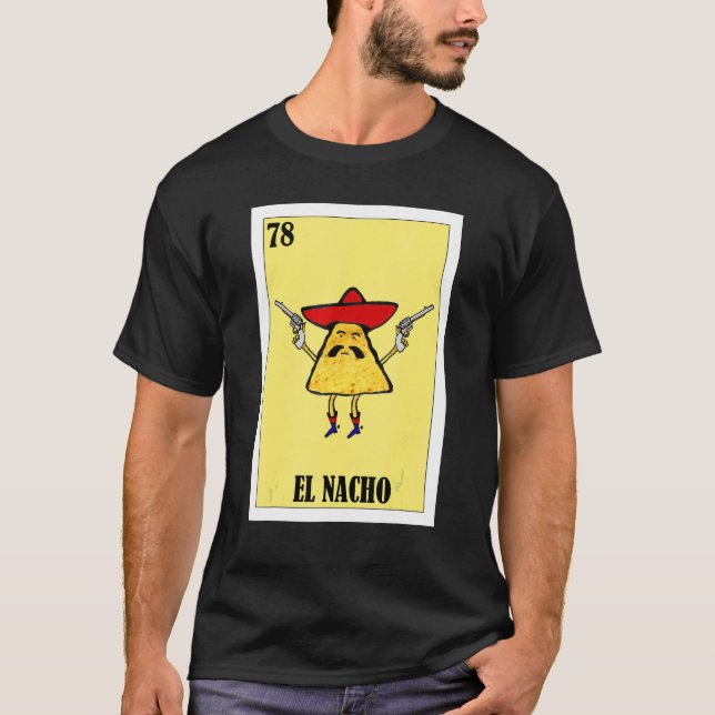 mexikanisches Essen El Nacho T-Shirt (Vorderseite)