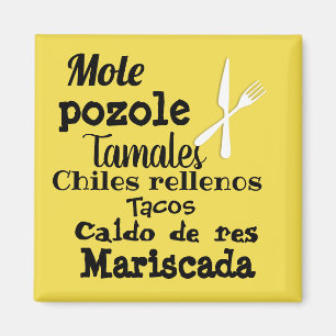 mexikanisches Essen Magnet