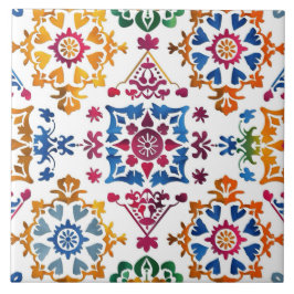 Mexikanisches farbiges Star Tile Fliese