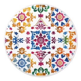 Mexikanisches farbiges Star Tile Keramikknauf