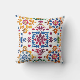 Mexikanisches farbiges Star Tile Kissen