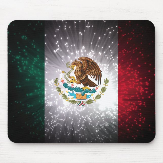 mexikanisches Feuerwerk Mousepad (Vorne)