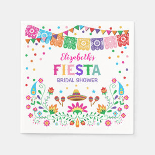 Mexikanisches Fiesta Brautparty Nacho Durchschnitt Serviette