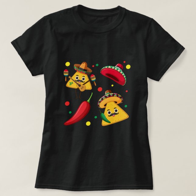 Mexikanisches Fiesta Damen T-Shirt (Design vorne)