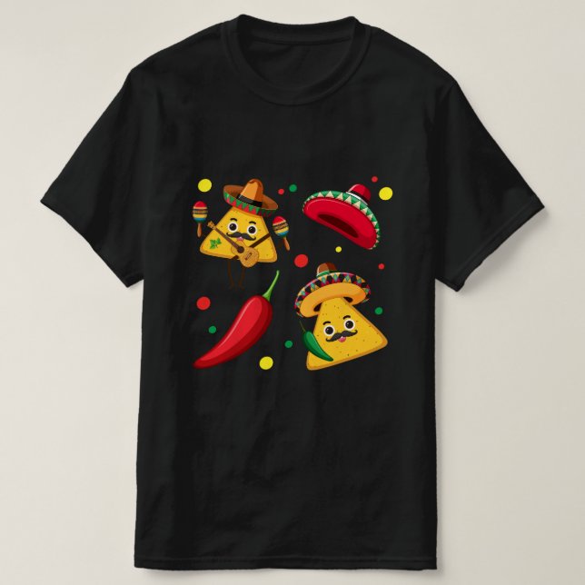 Mexikanisches Fiesta Herren T-Shirt (Design vorne)