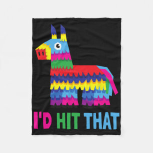 Mexikanisches Fiesta Ich würde die Funny Pinata Pa Fleecedecke