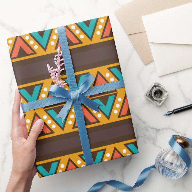 mexikanisches Fiesta-Muster-Party Geschenkpapier (Schenken)