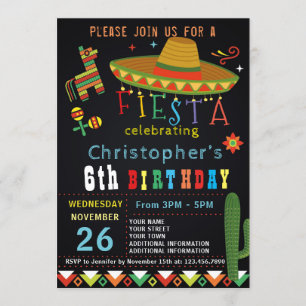 MEXIKANISCHES FIESTA-PARTY DER EINLADUNG