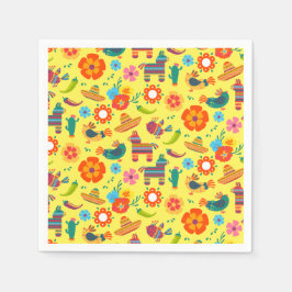 Mexikanisches Fiesta Party Serviette