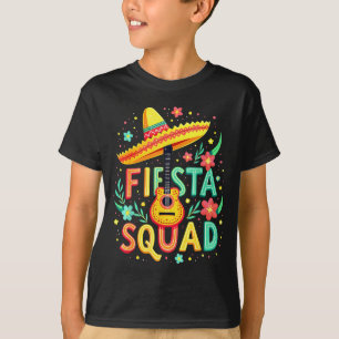 Mexikanisches Fiesta-Squad-Shirt für die Cinco-De- T-Shirt