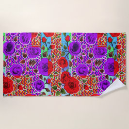 Mexikanisches Garten-Party Strandtuch