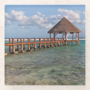 mexikanisches Gazebo Glasuntersetzer