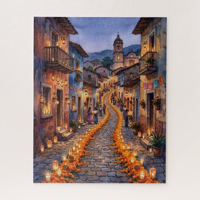 Mexikanisches Herbstpuzzle Puzzle (Vertikal)
