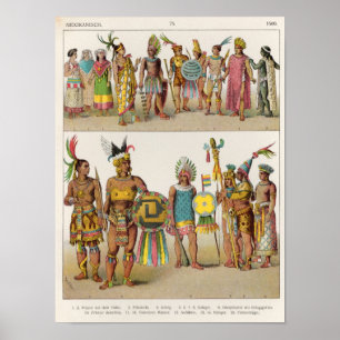 Mexikanisches Kleid Poster