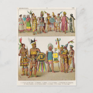 Mexikanisches Kleid Postkarte