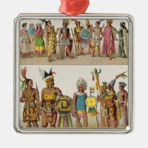 Mexikanisches Kleid Silbernes Ornament