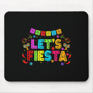 Mexikanisches Lasst Fiesta-Party-Banner Farbige Ci Mousepad