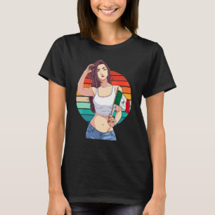 Mexikanisches Mädchen Mexicana Latino Stolz Mexiko T-Shirt