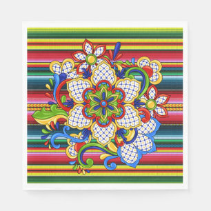 Mexikanisches Mandala Serviette