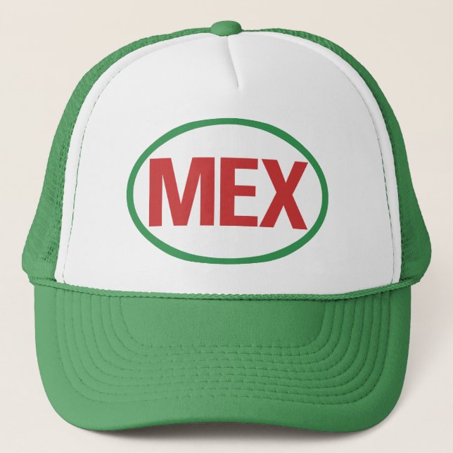 Mexikanisches MEX Truckerkappe (Vorderseite)