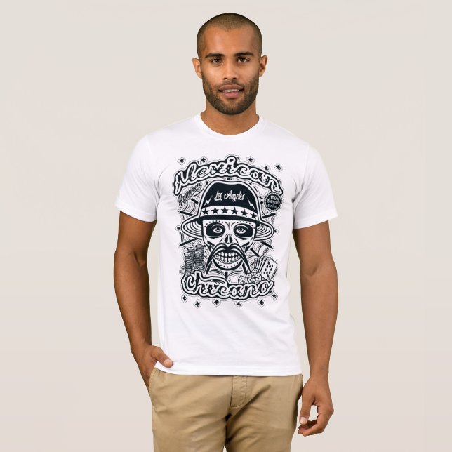 Mexikanisches mexiko-amerikanisches BW Ramírez T-Shirt (Vorne ganz)