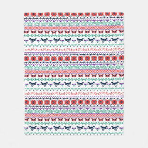 Mexikanisches Muster Frida Kahlos Fleecedecke