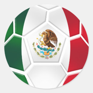 Mexikanisches nationales Fußballteam lockert Runder Aufkleber