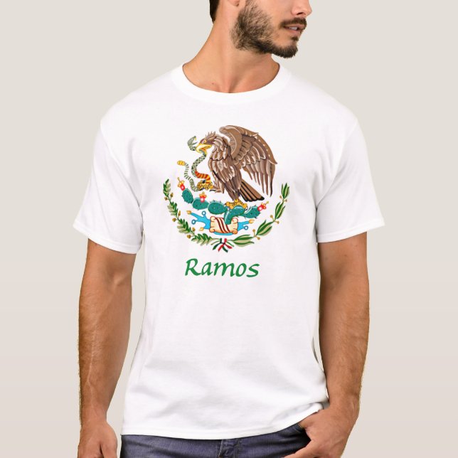 Mexikanisches nationales Siegel Ramos T-Shirt (Vorderseite)