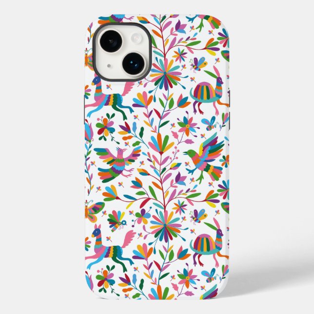 mexikanisches osmanisches Muster Case-Mate iPhone Hülle (Rückseite)