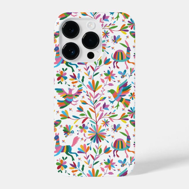 mexikanisches osmanisches Muster iPhone Hülle (Rückseite)