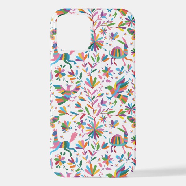 mexikanisches osmanisches Muster iPhone Hülle (Rückseite)