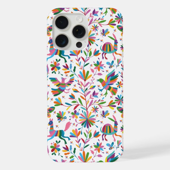 mexikanisches osmanisches Muster iPhone Hülle (Rückseite)