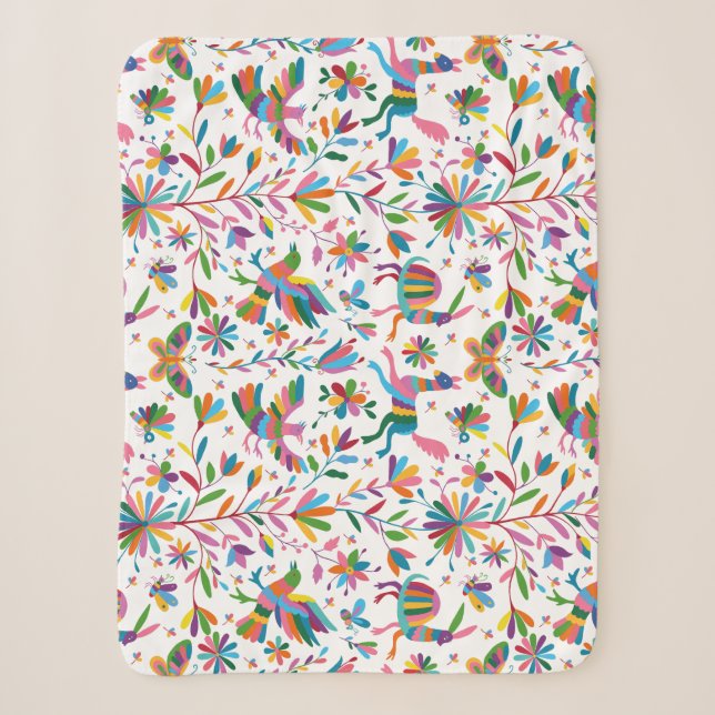 mexikanisches osmanisches Muster Sherpadecke (Vorderseite)
