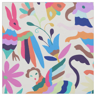 mexikanisches Otomi-Inspiriertes Gewebe Stoff