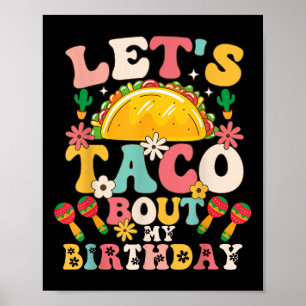 Mexikanisches Party Cinco De Mayo Lasse Taco Bout Poster