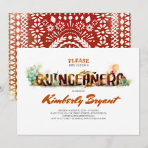 Mexikanisches Party Fiesta - Quinceñera 15. Geburt