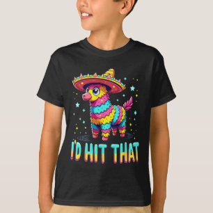 Mexikanisches Party Pinatas ich würde treffen, das T-Shirt