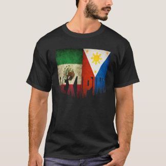 Mexikanisches philippinisches amerikanisches Erbe T-Shirt