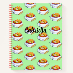 Mexikanisches Pozole Rojo De Pollo Notizbuch
