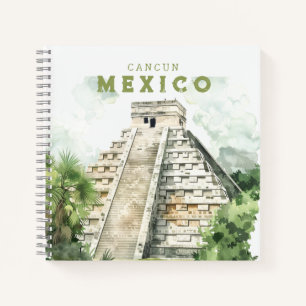mexikanisches Ruin Travel Journal Notizbuch