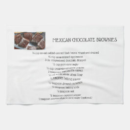 MEXIKANISCHES SCHOKOLADENBROWNIEN GESCHIRRTUCH