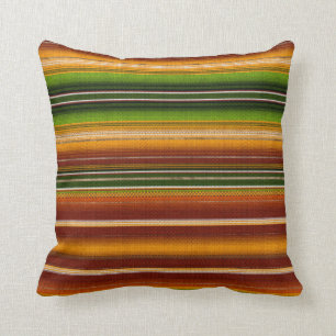 Mexikanisches serape #1 kissen